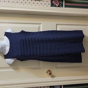 Ladies Petite Striped Dress